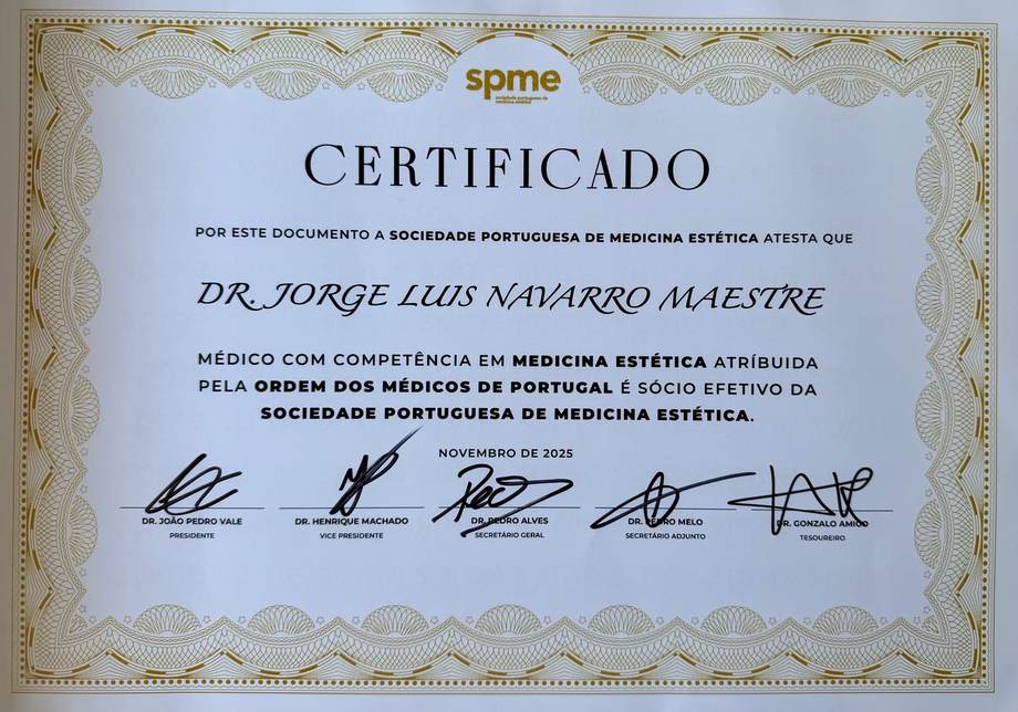 Competência em Medicina Estética — Sociedade Portuguesa de Medicina Estética